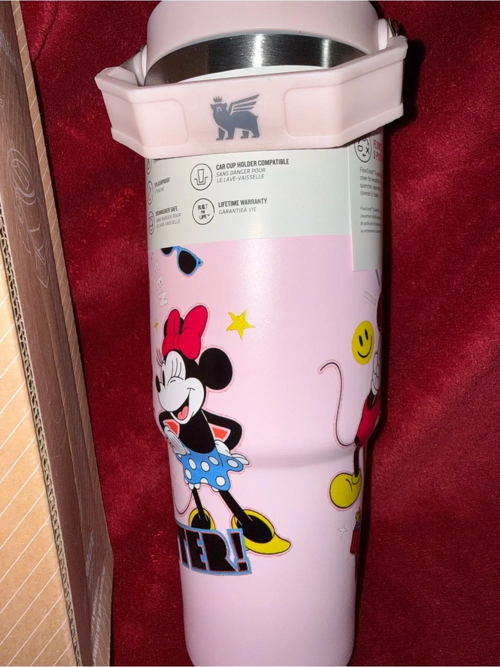 Stanley Mickey & Minnie Mouse “Better Together” Pink 30 oz. H2.0 Quencher Tumble